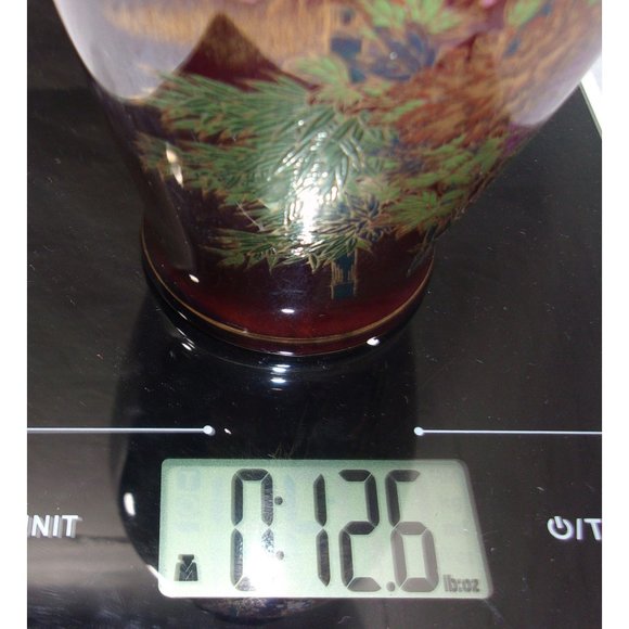 VTG Japanese Satsuma Style Brown Vase/Vessel Marked Japan 7 1/2" - Picture 9 of 9